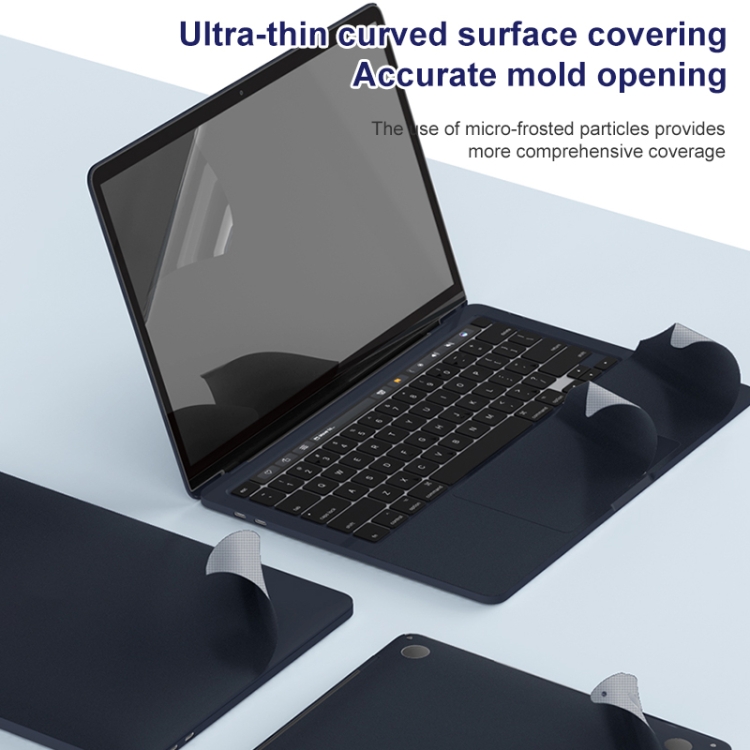 For MacBook Pro 16.2 inch 2021 ZGA 5 in 1 Laptop All-round Protective Film(Silver) For MacBook Pro 16.2 inch 2021 ZGA 5 in 1 Laptop All-round Protective Film(Silver)