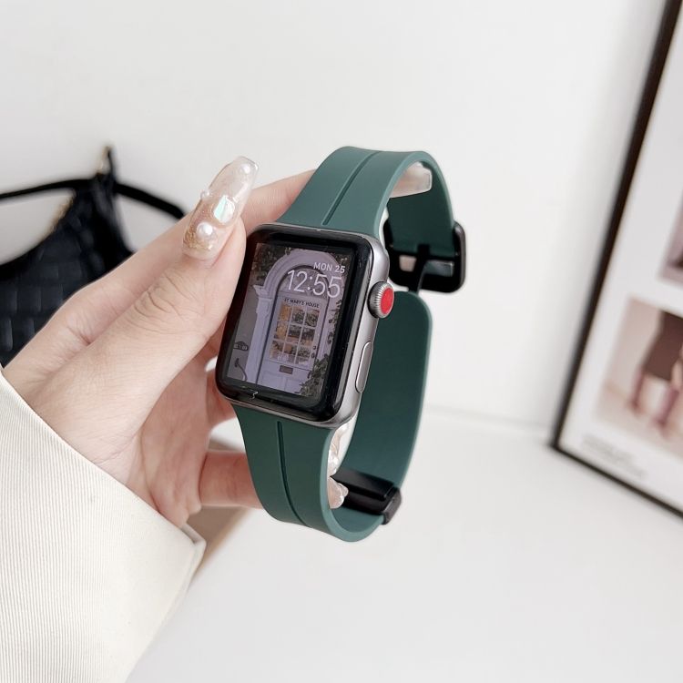 Band Strap Apple Watch Pine Green Sport Band For Apple Watch - Main Image