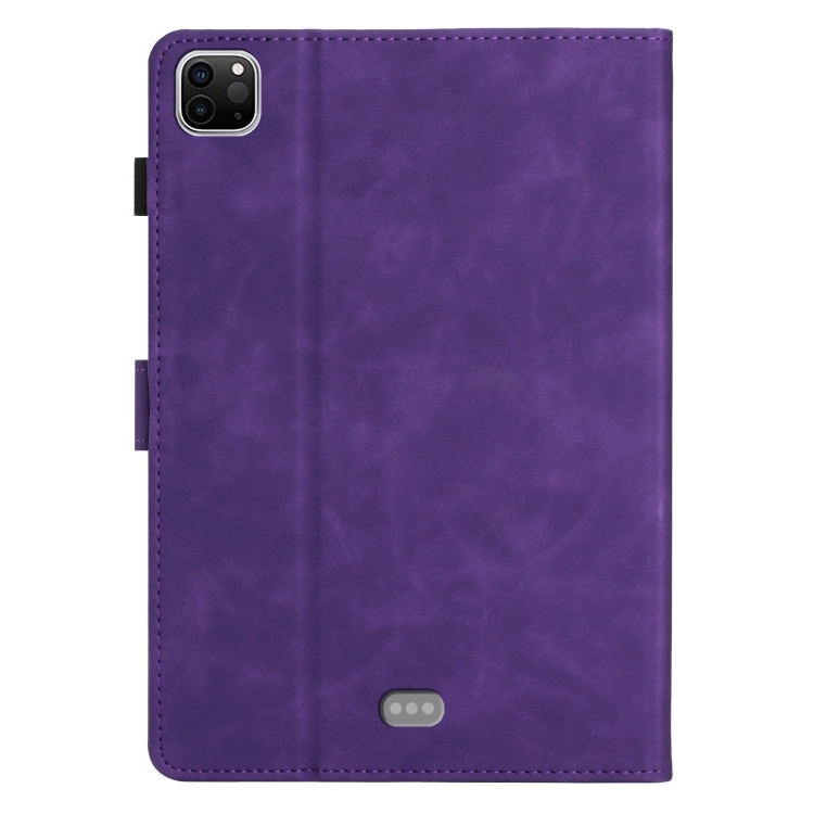 For iPad Pro 11 2018/Air4 10.9/Air5 Coconut Tree Embossed Smart Leather Tablet Case(Purple) For iPad Pro 11 2018/Air4 10.9/Air5 Coconut Tree Embossed Smart Leather Tablet Case(Purple)