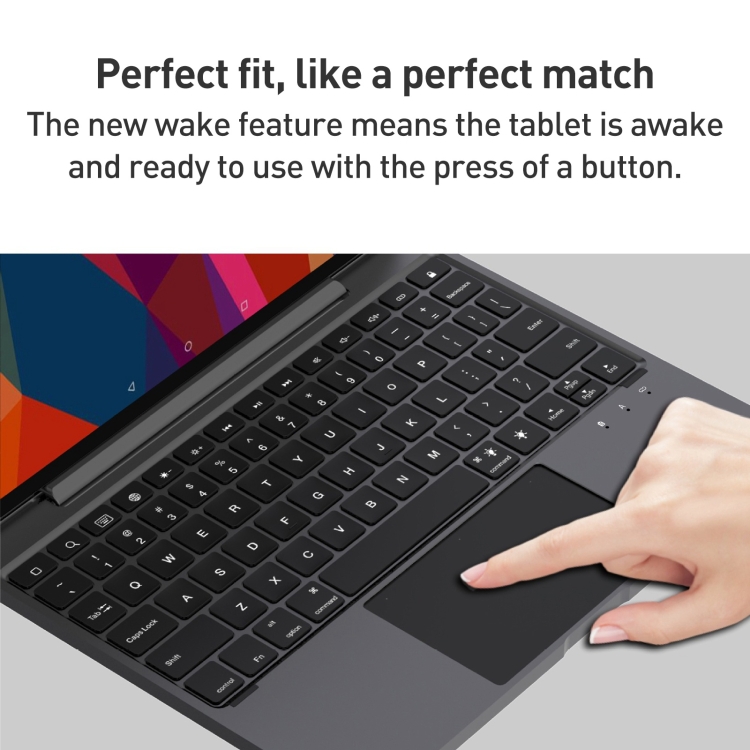 For iPad Pro 11 2022/2021/2020/2018/Air 4/5 Aluminum Alloy Bluetooth Touch Keyboard Leather Case(Grey) For iPad Pro 11 2022/2021/2020/2018/Air 4/5 Aluminum Alloy Bluetooth Touch Keyboard Leather Case(Grey)