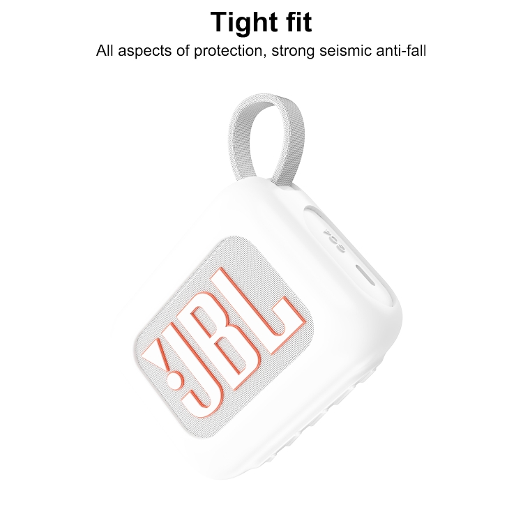 For JBL Go 4 Wireless Bluetooth Speaker Silicone Protective Case(Black) For JBL Go 4 Wireless Bluetooth Speaker Silicone Protective Case(Black)