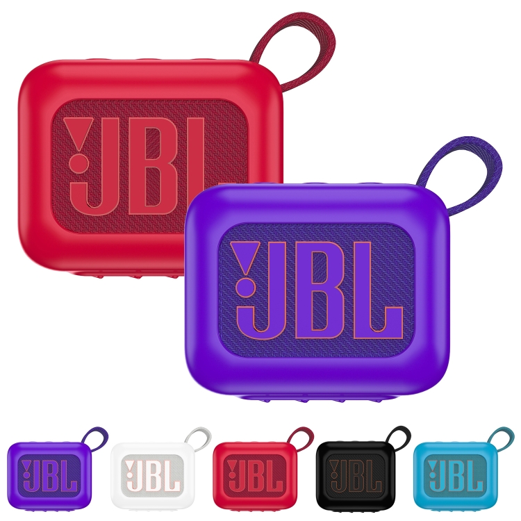For JBL Go 4 Wireless Bluetooth Speaker Silicone Protective Case(Black) For JBL Go 4 Wireless Bluetooth Speaker Silicone Protective Case(Black)