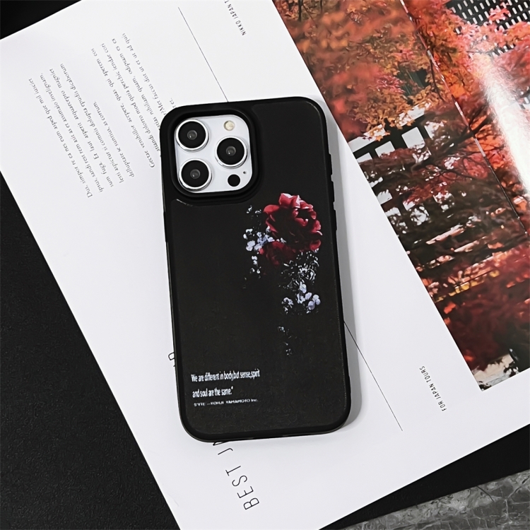 For iPhone 14 Skin Feel Matte TPU+PC Shockproof Phone Case(Rose) For iPhone 14 Skin Feel Matte TPU+PC Shockproof Phone Case(Rose)