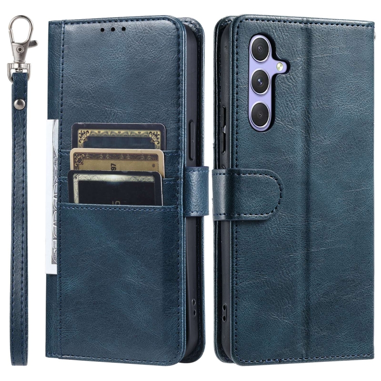 For Samsung Galaxy S23 FE 5G Simple 6-Card Wallet Leather Phone Case(Navy Blue) For Samsung Galaxy S23 FE 5G Simple 6-Card Wallet Leather Phone Case(Navy Blue)