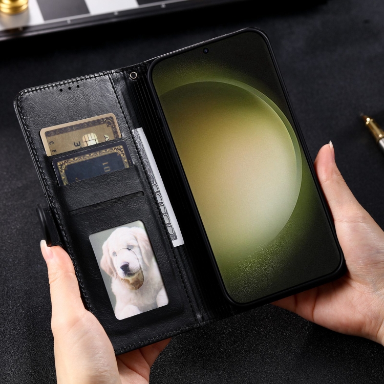 For Samsung Galaxy S23 Ultra 5G Simple 6-Card Wallet Leather Phone Case(Black) For Samsung Galaxy S23 Ultra 5G Simple 6-Card Wallet Leather Phone Case(Black)