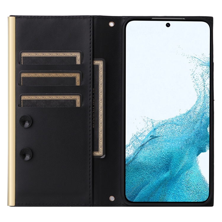 For Samsung Galaxy S21+ 5G Crossbody Rhombic Sucker Leather Phone Case(Black) For Samsung Galaxy S21+ 5G Crossbody Rhombic Sucker Leather Phone Case(Black)