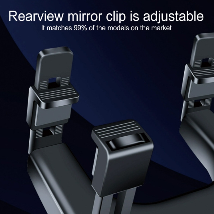 360 Degree Car Rearview Mirror Holder(Black) 360 Degree Car Rearview Mirror Holder(Black)