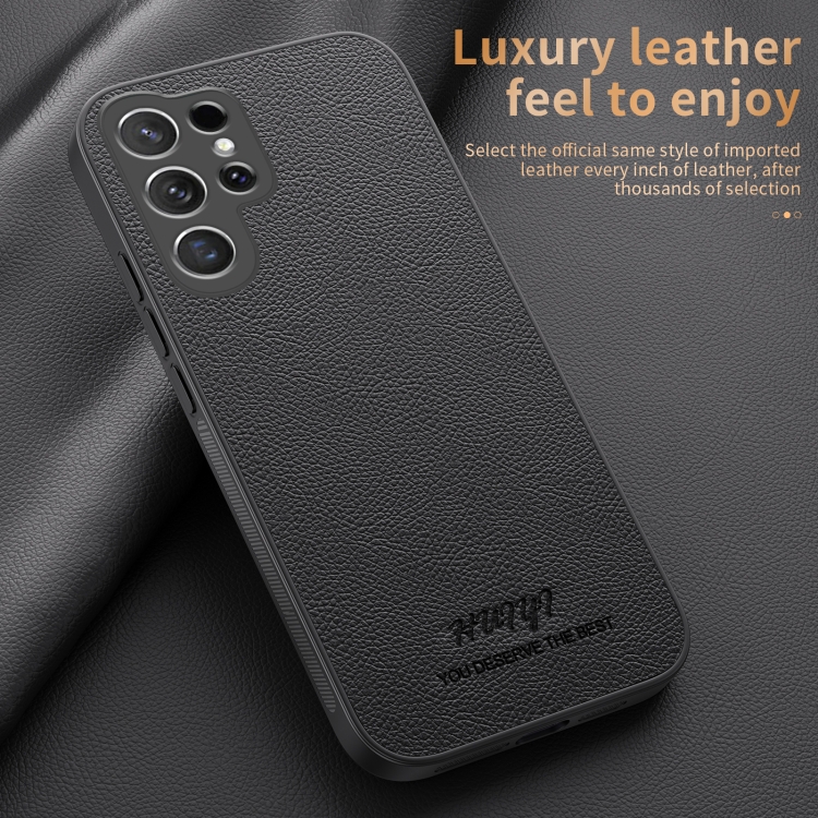 For Samsung Galaxy S24 Ultra 5G HUIYI Leather Magnetic Phone Case(Blue) For Samsung Galaxy S24 Ultra 5G HUIYI Leather Magnetic Phone Case(Blue)