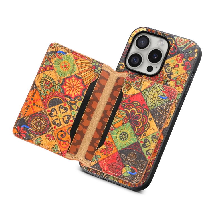 For iPhone 16 Pro Card Slot Holder Phone Case(Autumn Yellow) For iPhone 16 Pro Card Slot Holder Phone Case(Autumn Yellow)