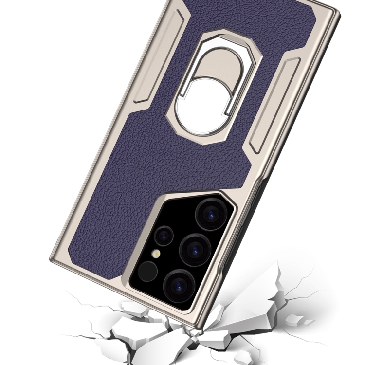 For Samsung Galaxy S23 Ultra 5G GKK Armor Flip Leather Phone Case, Without Pen(Litchi Texture Black) For Samsung Galaxy S23 Ultra 5G GKK Armor Flip Leather Phone Case, Without Pen(Litchi Texture Black)