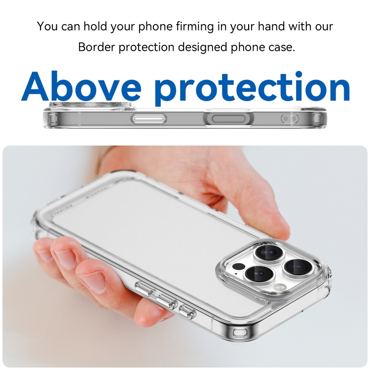 For iPhone 16 Pro Candy Series TPU Phone Case(Transparent) For iPhone 16 Pro Candy Series TPU Phone Case(Transparent)