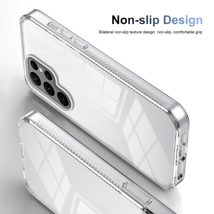 For Samsung Galaxy S22 Ultra 5G 2.5mm Anti-slip Clear Acrylic Hybrid TPU Phone Case(Transparent) For Samsung Galaxy S22 Ultra 5G 2.5mm Anti-slip Clear Acrylic Hybrid TPU Phone Case(Transparent)