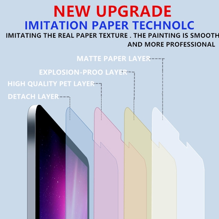 Para iPad Pro 11 2024 50 piezas Protector de pantalla mate Paperfeel - 4