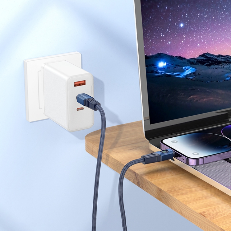 BOROFONE BU47 PD 27W USB-C/Type-C to 8 Pin Data Cable, Length: 1.2m(Black) BOROFONE BU47 PD 27W USB-C/Type-C to 8 Pin Data Cable, Length: 1.2m(Black)