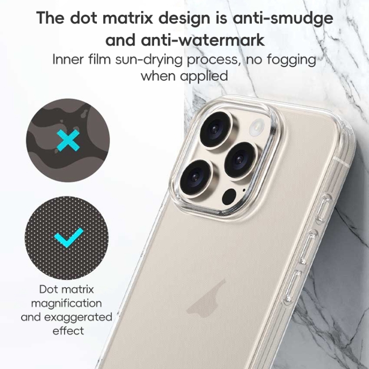 For iPhone 16 Plus ZGA Clear TPU Shockproof Phone Case(Transparent) For iPhone 16 Plus ZGA Clear TPU Shockproof Phone Case(Transparent)