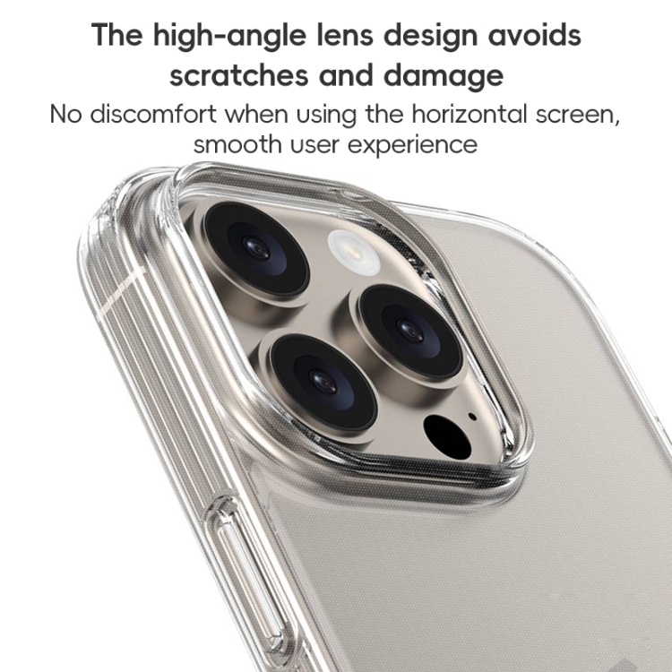 For iPhone 16 Plus ZGA Clear TPU Shockproof Phone Case(Transparent) For iPhone 16 Plus ZGA Clear TPU Shockproof Phone Case(Transparent)