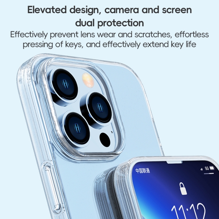 For iPhone 15 Pro Max ZGA Clear TPU Shockproof Phone Case(Transparent) For iPhone 15 Pro Max ZGA Clear TPU Shockproof Phone Case(Transparent)