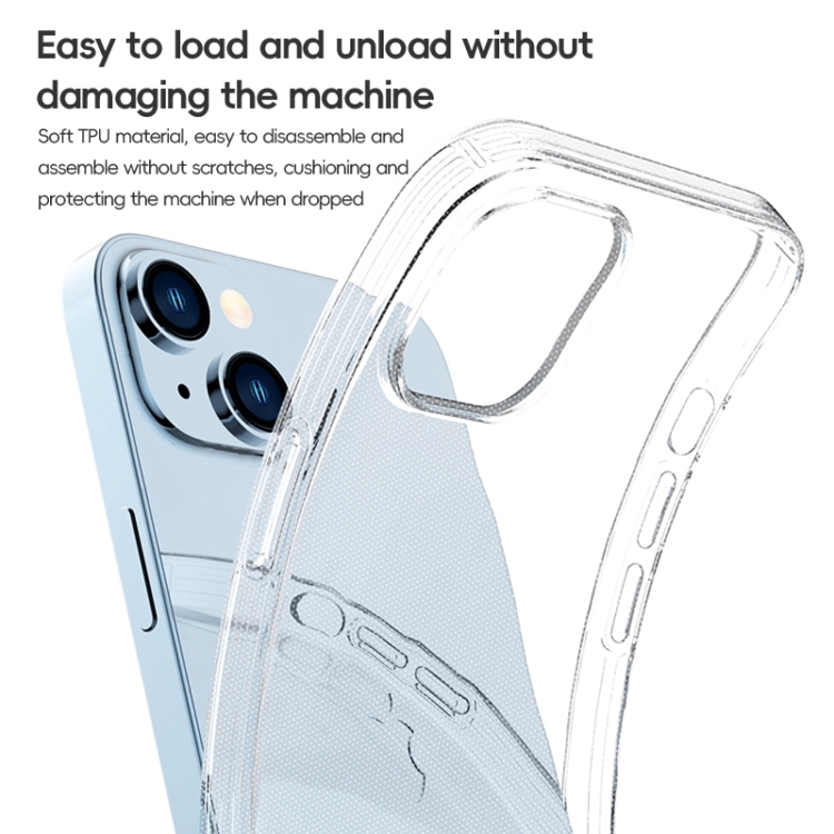 For iPhone 15 Pro Max ZGA Clear TPU Shockproof Phone Case(Transparent) For iPhone 15 Pro Max ZGA Clear TPU Shockproof Phone Case(Transparent)
