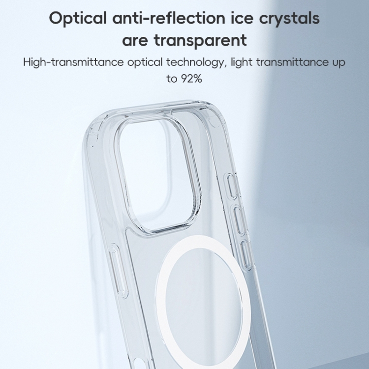 For iPhone 16 Pro ZGA Magsafe Clear PC Hybrid TPU Phone Case(Transparent) For iPhone 16 Pro ZGA Magsafe Clear PC Hybrid TPU Phone Case(Transparent)