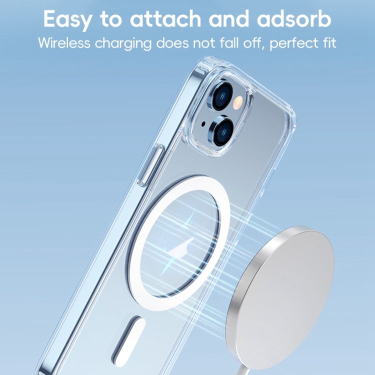 For iPhone 15 Pro Max ZGA Magsafe Clear PC Hybrid TPU Phone Case(Transparent) For iPhone 15 Pro Max ZGA Magsafe Clear PC Hybrid TPU Phone Case(Transparent)