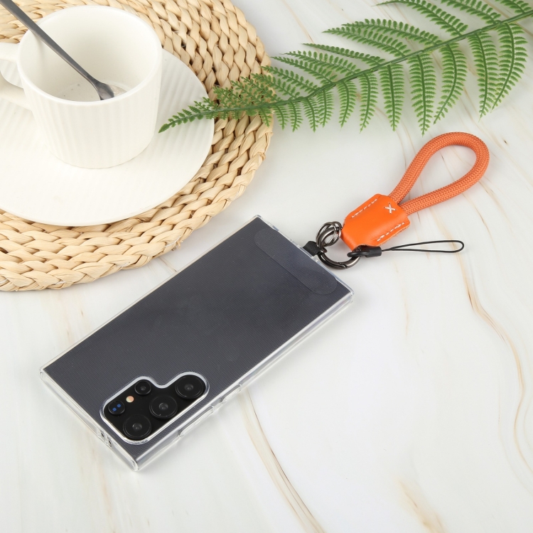 Keychain Pure Color Mobile Phone Anti-lost Short Lanyard(Red) Keychain Pure Color Mobile Phone Anti-lost Short Lanyard(Red)