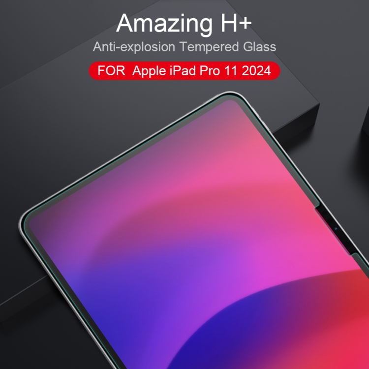 For iPad Pro 11 2024 NILLKIN H+ Series Tempered Glass Film For iPad Pro 11 2024 NILLKIN H+ Series Tempered Glass Film