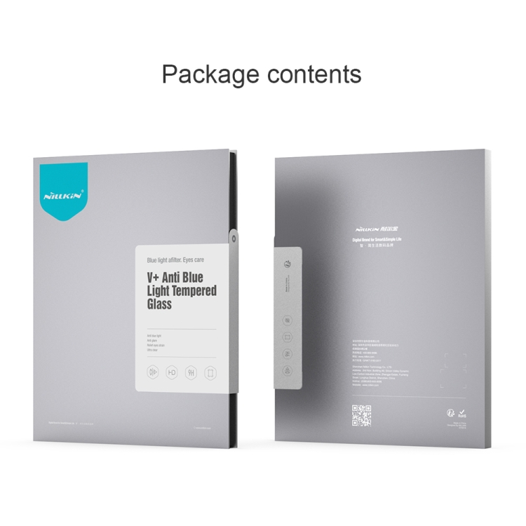 For iPad Pro 11 2024 NILLKIN V+ Series Anti-Blue Light Tempered Glass Protective Film For iPad Pro 11 2024 NILLKIN V+ Series Anti-Blue Light Tempered Glass Protective Film