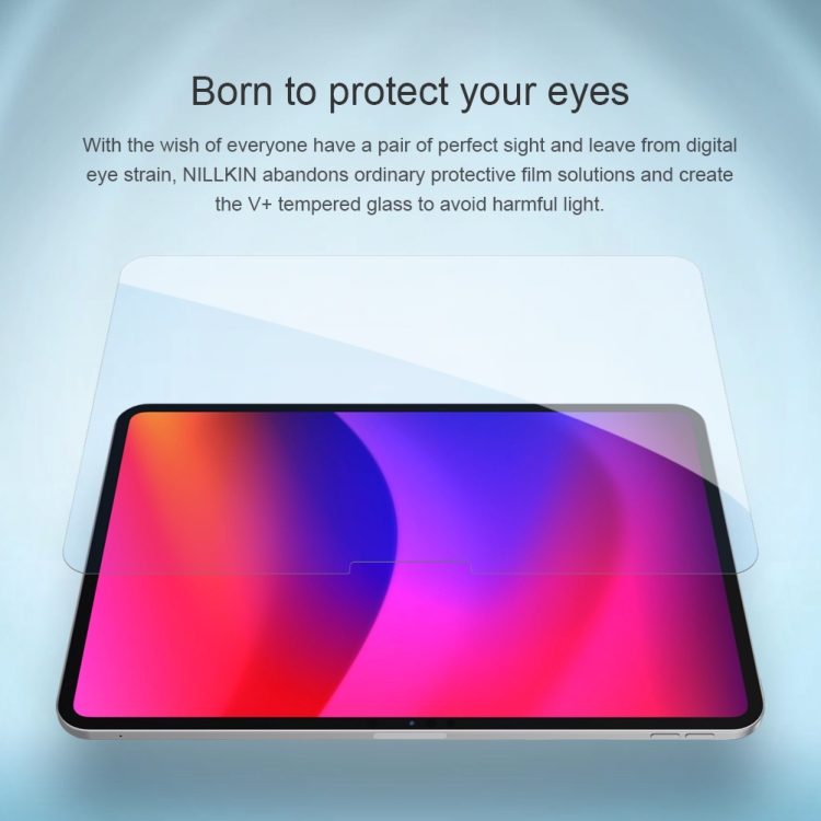 For iPad Pro 11 2024 NILLKIN V+ Series Anti-Blue Light Tempered Glass Protective Film For iPad Pro 11 2024 NILLKIN V+ Series Anti-Blue Light Tempered Glass Protective Film