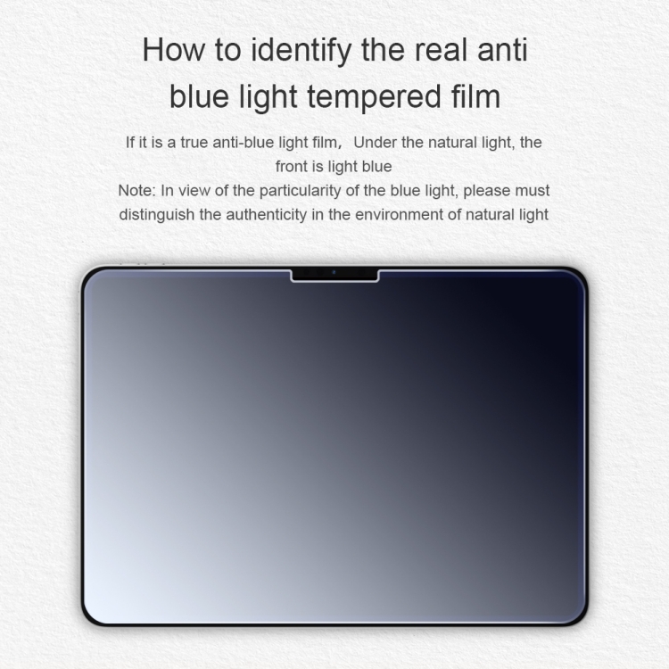 For iPad Pro 11 2024 NILLKIN V+ Series Anti-Blue Light Tempered Glass Protective Film For iPad Pro 11 2024 NILLKIN V+ Series Anti-Blue Light Tempered Glass Protective Film