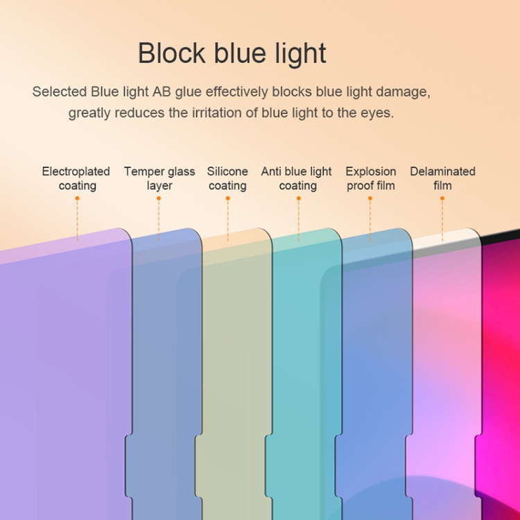 For iPad Pro 13 2024 / Air 13 2024 NILLKIN V+ Series Anti-Blue Light Tempered Glass Protective Film For iPad Pro 13 2024 / Air 13 2024 NILLKIN V+ Series Anti-Blue Light Tempered Glass Protective Film