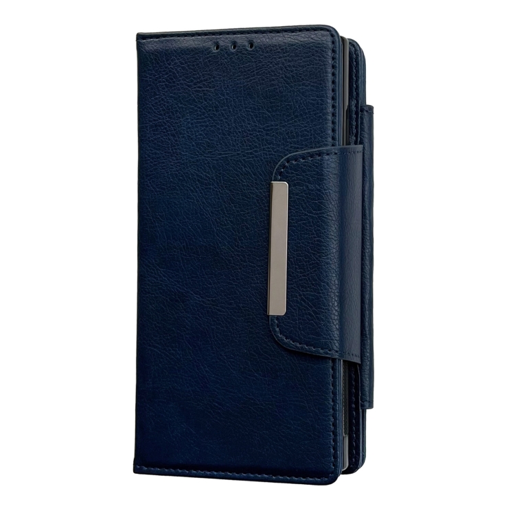 For Samsung Galaxy S21 Ultra 5G Multifunctional 7-Card Wallet Leather Phone Case(Royal Blue) For Samsung Galaxy S21 Ultra 5G Multifunctional 7-Card Wallet Leather Phone Case(Royal Blue)