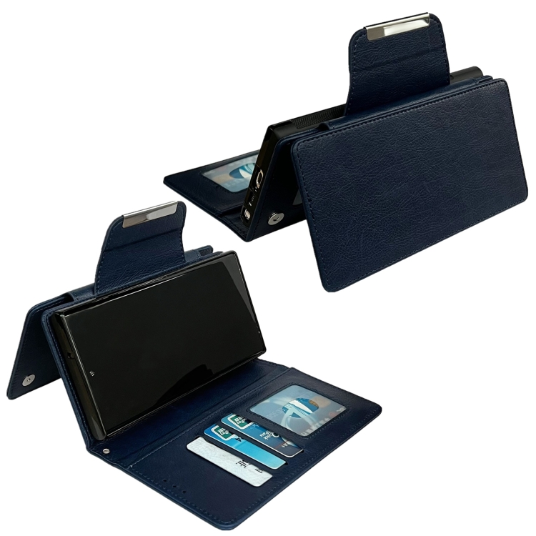 For Samsung Galaxy S21 Ultra 5G Multifunctional 7-Card Wallet Leather Phone Case(Royal Blue) For Samsung Galaxy S21 Ultra 5G Multifunctional 7-Card Wallet Leather Phone Case(Royal Blue)