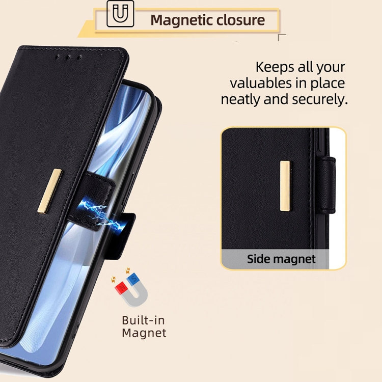 For Samsung Galaxy S24 5G Crossbody Chain Leather Phone Case(Black) For Samsung Galaxy S24 5G Crossbody Chain Leather Phone Case(Black)