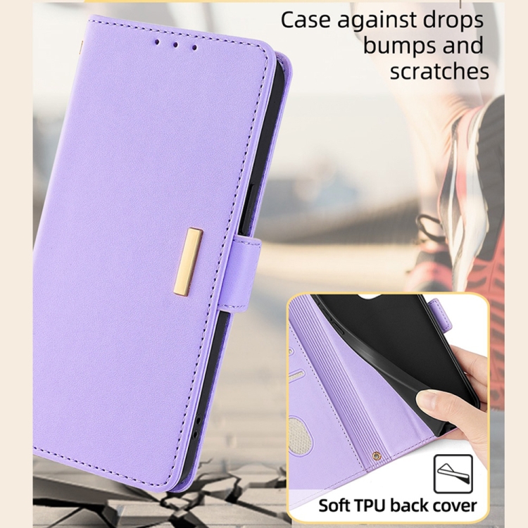 For Samsung Galaxy S22 5G Crossbody Chain Leather Phone Case(Purple) For Samsung Galaxy S22 5G Crossbody Chain Leather Phone Case(Purple)