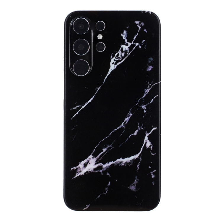 For Samsung Galaxy S24 Ultra 5G IMD Marble Pattern TPU Phone Case(Black) For Samsung Galaxy S24 Ultra 5G IMD Marble Pattern TPU Phone Case(Black)