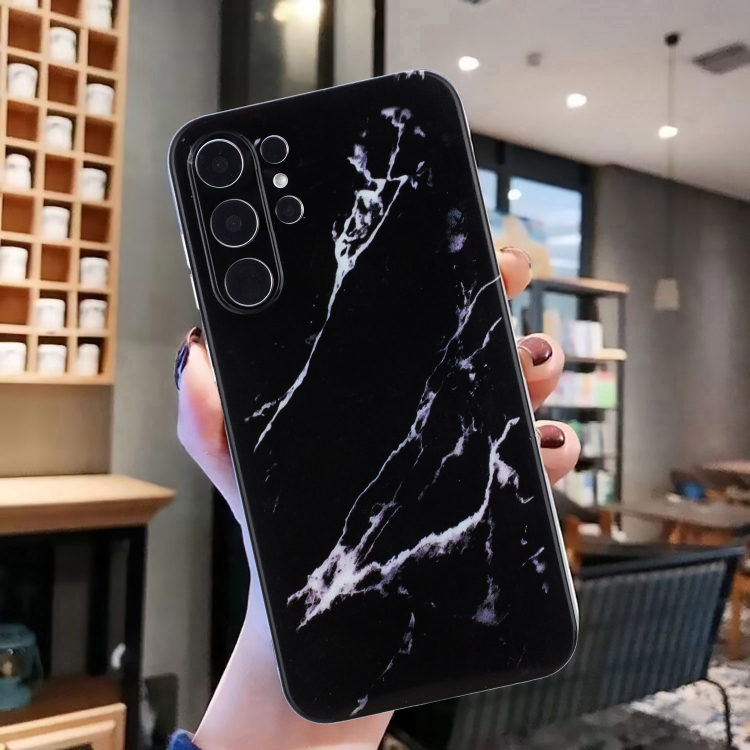For Samsung Galaxy S24 Ultra 5G IMD Marble Pattern TPU Phone Case(Black) For Samsung Galaxy S24 Ultra 5G IMD Marble Pattern TPU Phone Case(Black)