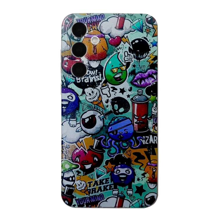For Samsung Galaxy S23 FE 5G Colored Drawing Pattern TPU Phone Case(Graffiti) For Samsung Galaxy S23 FE 5G Colored Drawing Pattern TPU Phone Case(Graffiti)