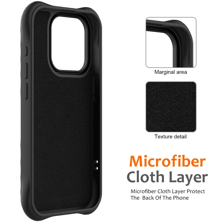 For iPhone 16 Pro Wave Texture MagSafe Magnetic Liquid Silicone Phone Case(Black) For iPhone 16 Pro Wave Texture MagSafe Magnetic Liquid Silicone Phone Case(Black)