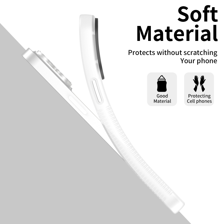 For iPhone 15 Pro Frame Two Color Lens Ring TPU Phone Case(Transparent) For iPhone 15 Pro Frame Two Color Lens Ring TPU Phone Case(Transparent)