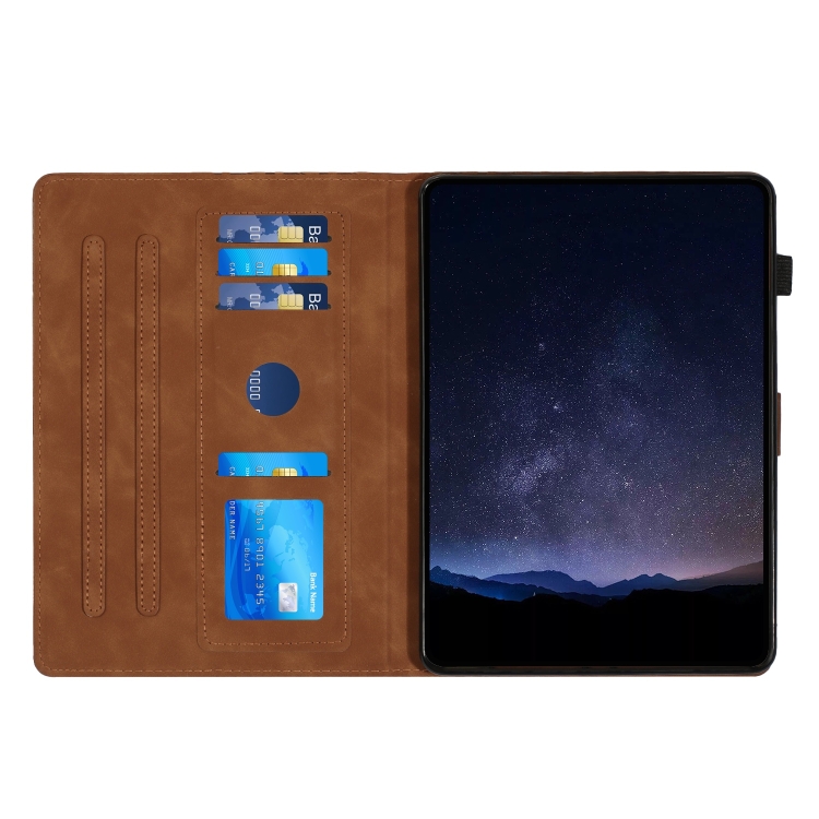 For iPad 10.2 2021 / Air 10.5 Building Blocks Embossed Leather Smart Tablet Case(Brown) For iPad 10.2 2021 / Air 10.5 Building Blocks Embossed Leather Smart Tablet Case(Brown)