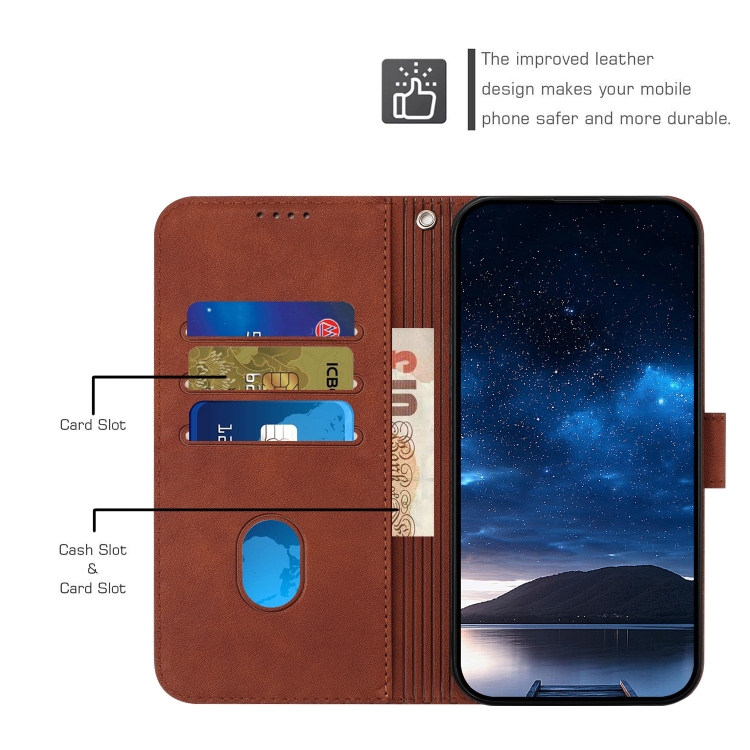 For Samsung Galaxy S24+ 5G Woven Embossed RFID Blocking Leather Phone Case(Brown) For Samsung Galaxy S24+ 5G Woven Embossed RFID Blocking Leather Phone Case(Brown)