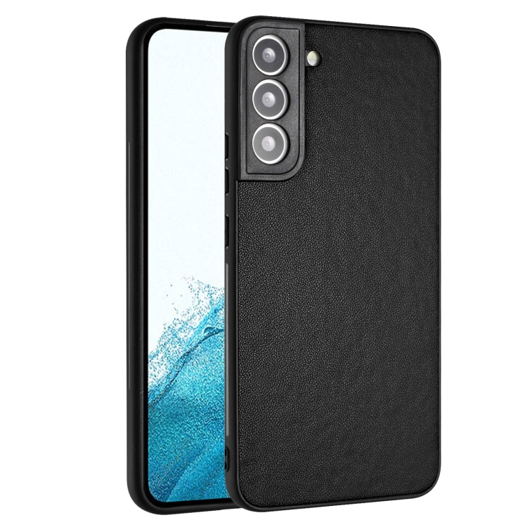 For Samsung Galaxy S22+ 5G R20 Leather Pattern Phone Single Case(Black) For Samsung Galaxy S22+ 5G R20 Leather Pattern Phone Single Case(Black)