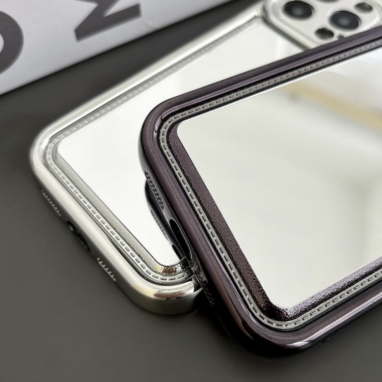 For iPhone 15 Plus Electroplating Mirror TPU Phone Case(Silver) For iPhone 15 Plus Electroplating Mirror TPU Phone Case(Silver)