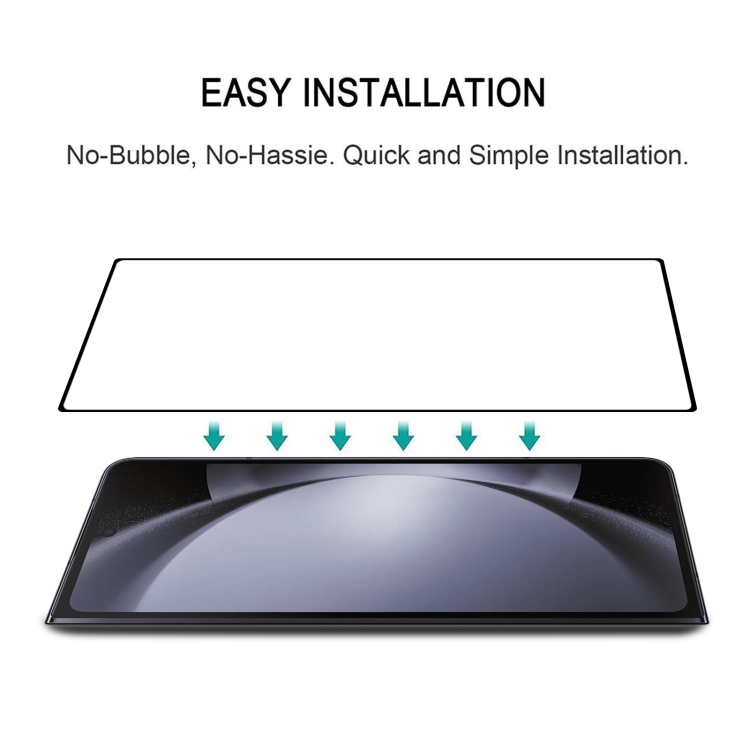 For Samsung Galaxy Z Fold6 Front Screen Full Glue Full Cover Screen Protector Tempered Glass Film For Samsung Galaxy Z Fold6 Front Screen Full Glue Full Cover Screen Protector Tempered Glass Film