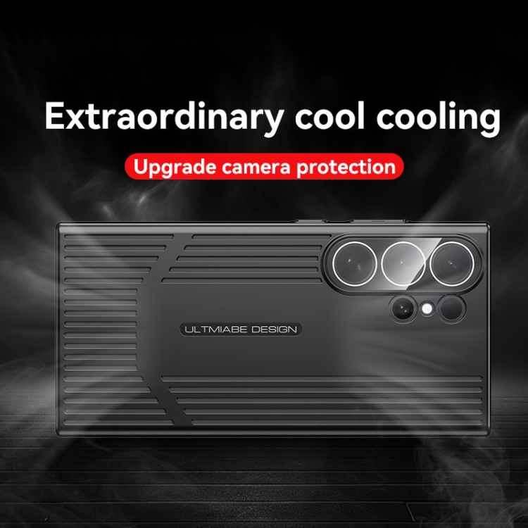 For Samsung Galaxy S23 Ultra 5G Ice Sense Heat Dissipation Electroplating Frosted Phone Case(Grey) For Samsung Galaxy S23 Ultra 5G Ice Sense Heat Dissipation Electroplating Frosted Phone Case(Grey)