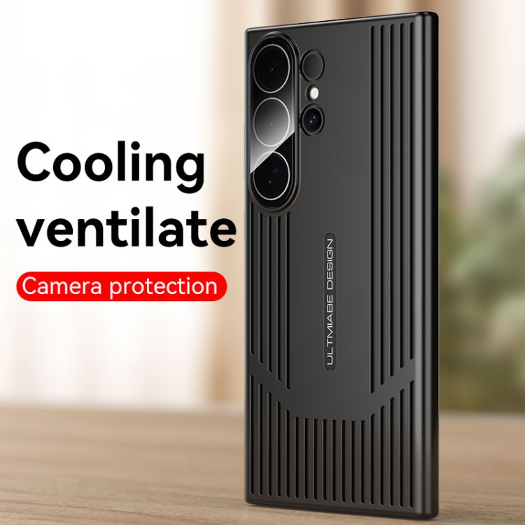 For Samsung Galaxy S23 Ultra 5G Ice Sense Heat Dissipation Electroplating Frosted Phone Case(Grey) For Samsung Galaxy S23 Ultra 5G Ice Sense Heat Dissipation Electroplating Frosted Phone Case(Grey)