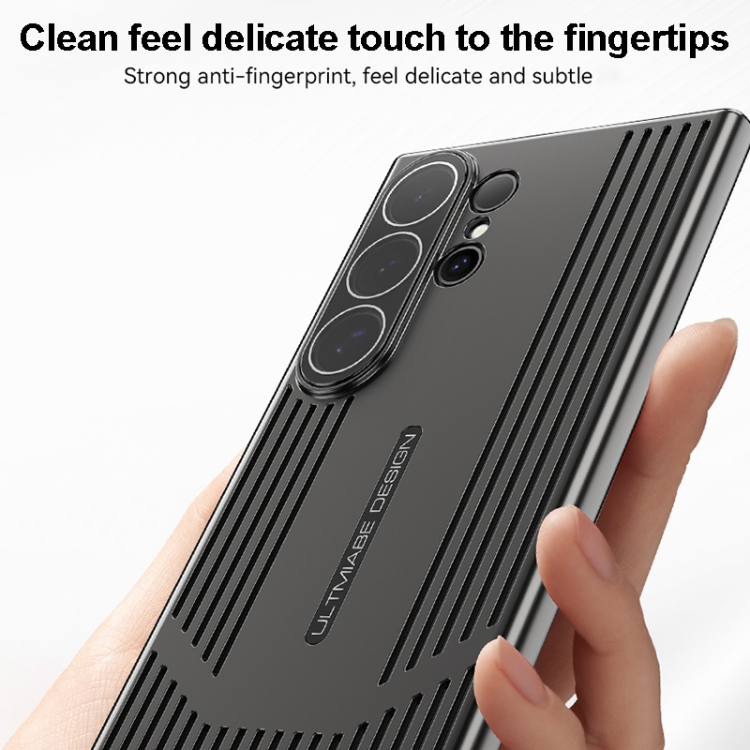 For Samsung Galaxy S23 Ultra 5G Ice Sense Heat Dissipation Electroplating Frosted Phone Case(Grey) For Samsung Galaxy S23 Ultra 5G Ice Sense Heat Dissipation Electroplating Frosted Phone Case(Grey)