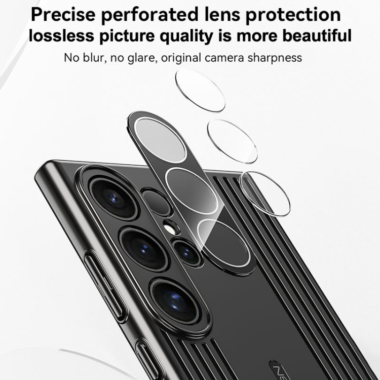 For Samsung Galaxy S23 Ultra 5G Ice Sense Heat Dissipation Electroplating Frosted Phone Case(Grey) For Samsung Galaxy S23 Ultra 5G Ice Sense Heat Dissipation Electroplating Frosted Phone Case(Grey)