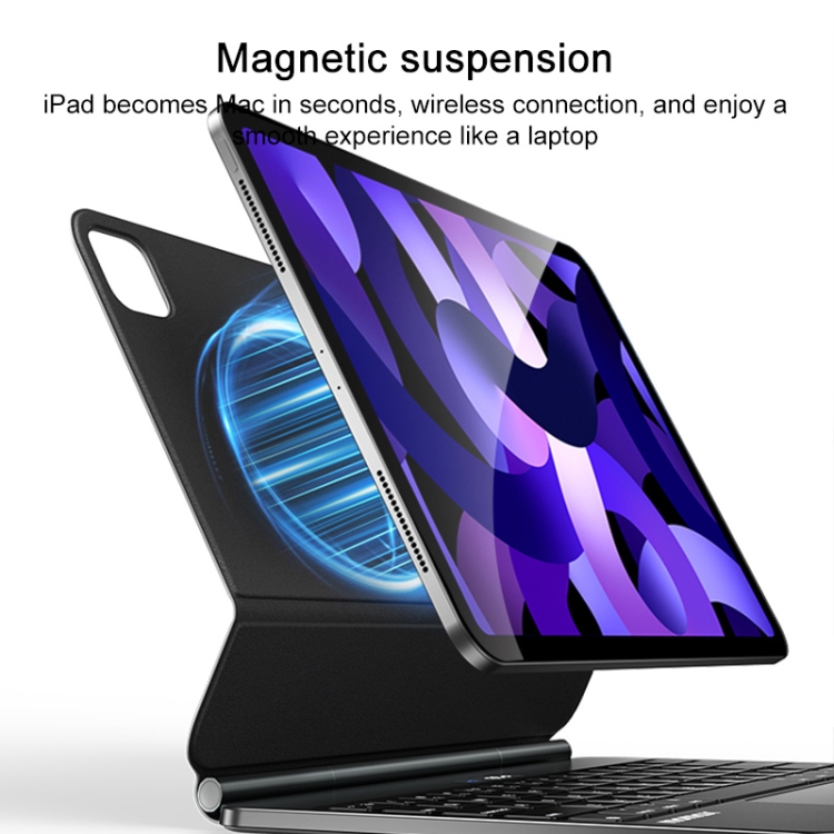 For iPad Pro 11 2018-2022/Air 10.9 2020-2022 MOMAX KB5 Mag Link Wireless Floating Waterproof Magnetic Keyboard For iPad Pro 11 2018-2022/Air 10.9 2020-2022 MOMAX KB5 Mag Link Wireless Floating Waterproof Magnetic Keyboard