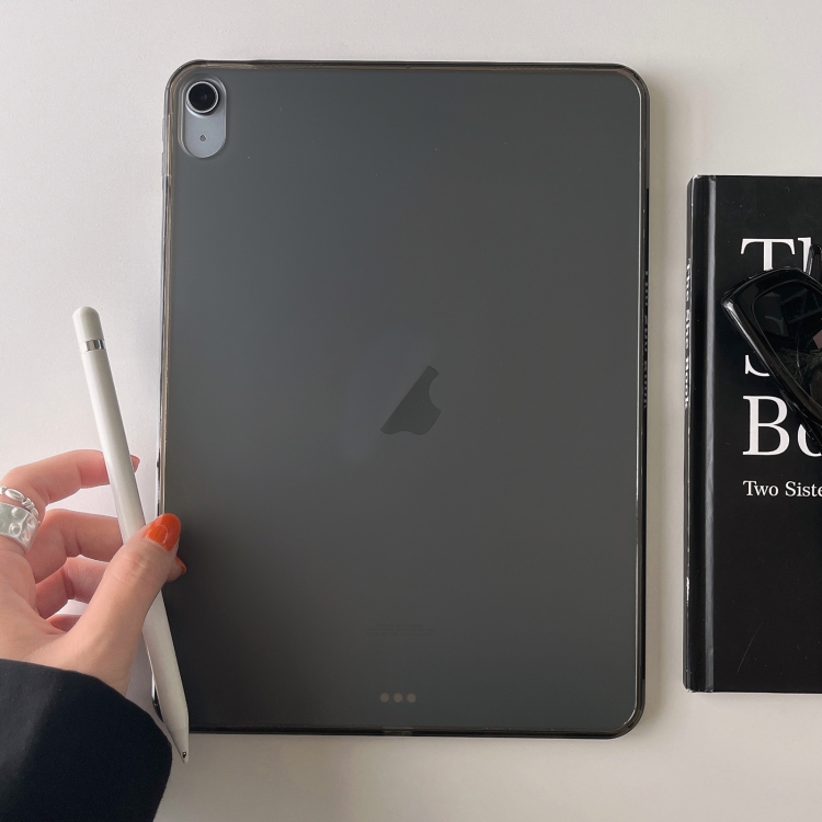 For iPad 10.2 2021/2020/2019 Skin-feeling Crystal Clear Acrylic Tablet Case(Black) For iPad 10.2 2021/2020/2019 Skin-feeling Crystal Clear Acrylic Tablet Case(Black)